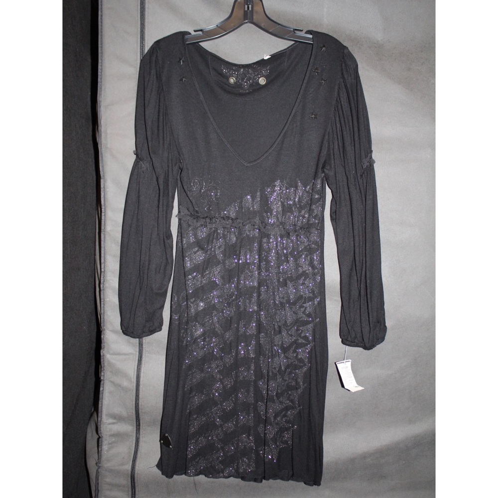 Burn -N- Violet Black Dress